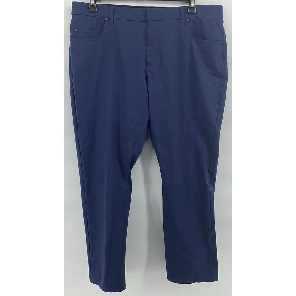 Nike Men's 38x30 Navy Blue Tour Repel 5-Pocket Slim Fit Golf Pants Style FD5615